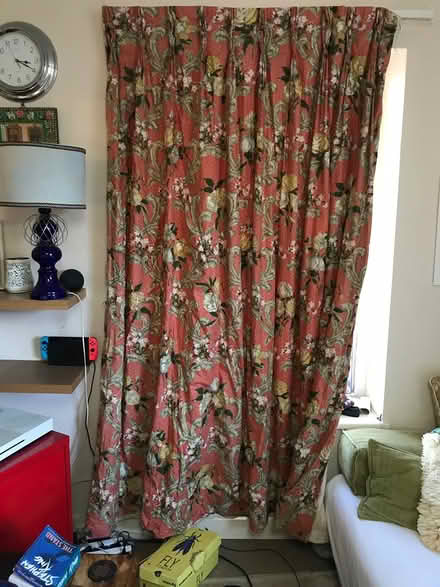 Photo of free 7 large Vintage curtains (furze hill) #1
