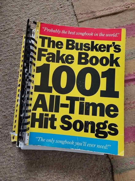 Photo of free Busker's Fake Book (sheet music) (Donnington OX4) #1
