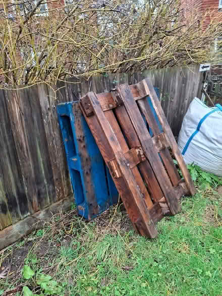 Photo of free 2 sturdy pallets (Hassocks) #1