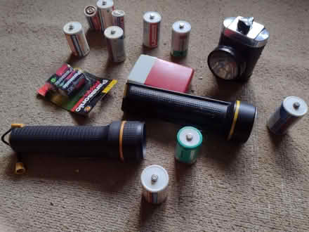Photo of free Old torches and batteries (North Tonbridge TN9) #1