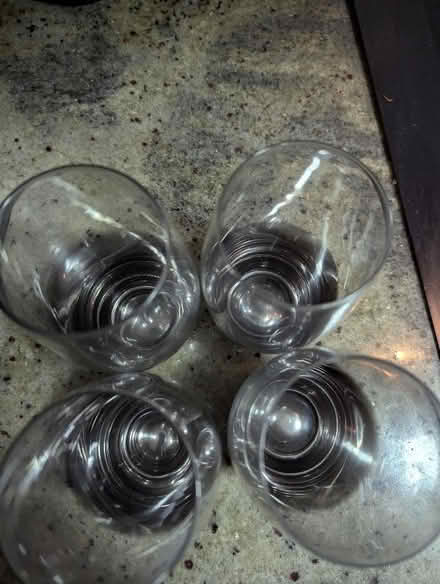 Photo of free 4 Silver ended large glass tumblers (Grangeway area NN10) #2