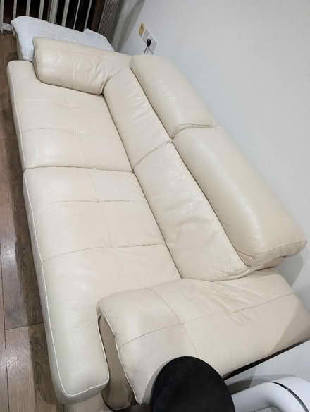 Photo of free 3 seater Off white sofa (Millwall E14) #1
