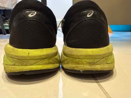 Photo of free ASICS black & green trainers used (KT22 Oxshott) #3