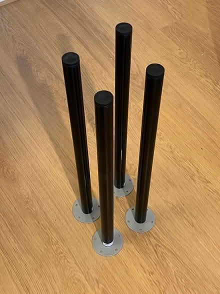 Photo of free Black Table Legs (IKEA ADILS) (King's Cross N1) #1