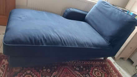 Photo of free Dark blue chaise (Sutton OX29) #1