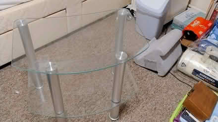 Photo of free 2 glass and chrome tables (Shoreham by Sea near centre) #1