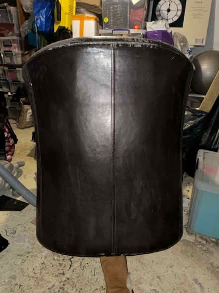 Photo of free Leather tub chair x 3 to restore (Gillingham, Kent, ME7 4AF) #3