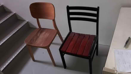 Photo of free Two Wooden Chairs (Queenstown, near MRT) #1