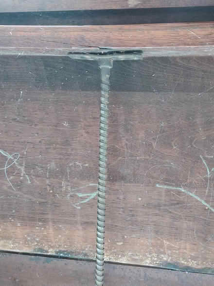 Photo of free Large wooden table on wheels (Patcham) #4