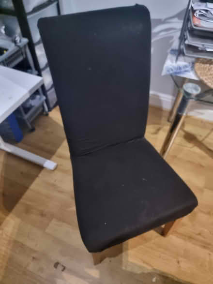 Photo of free black upolstered chairs (WD24 Watford) #1