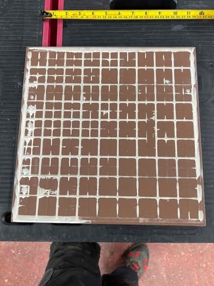 Photo of free 3 coloured tiles. 31cm x 31cm (Stoke on Trent. ST6) #1