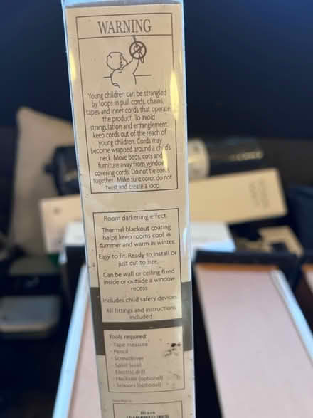 Photo of free Blackout roller blind black (Lambs Green RH12) #3