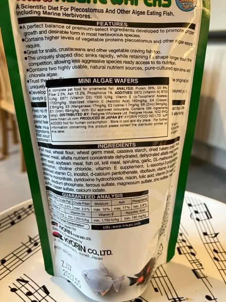 Photo of free Mini algae wafers (Waddon) #1