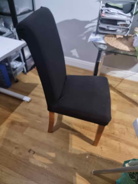 Photo of free black upolstered chairs (WD24 Watford) #3