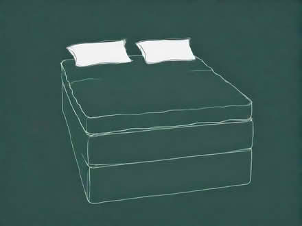 Photo of Double or single bed with mattress (Heaton BL1) #1