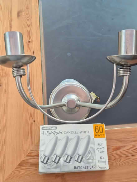 Photo of free 2 x wall lights and bulbs (Lords Wood ME5) #1