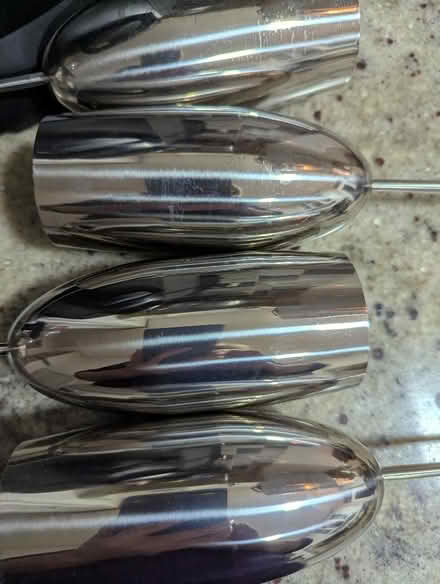 Photo of free 4 metal flute glasses (Grangeway area NN10) #4