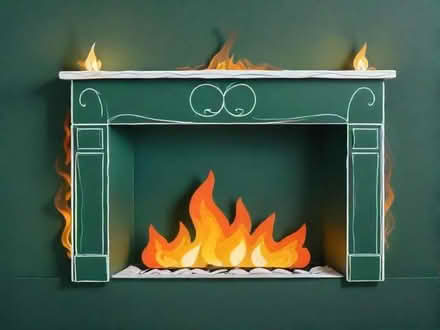 Photo of Fire surround (Burgess Park SE15) #1