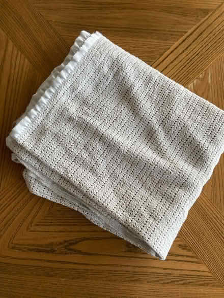 Photo of free Large grey cellular blanket (Withington, M20) #1
