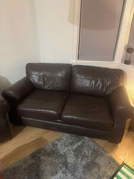 Photo of free Two leather sofas (East End) #2