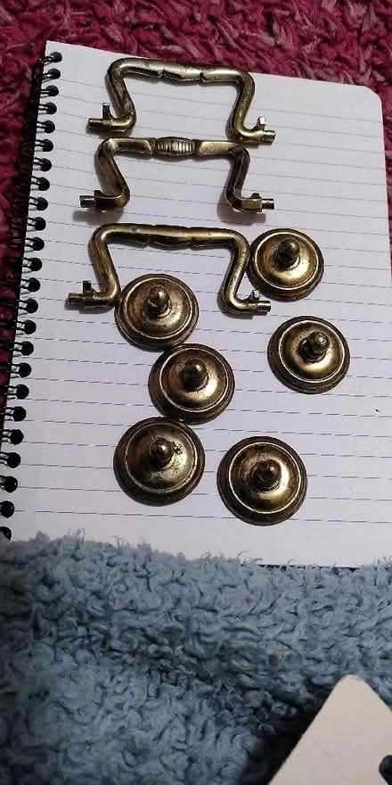 Photo of free Brass drawer pulls (Bussage GL6) #1