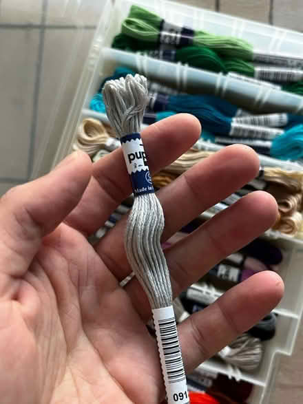 Photo of free Box of embroidery thread (SE8) #2