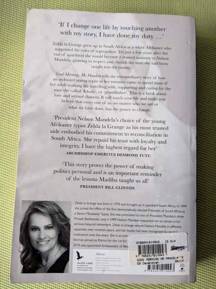 Photo of free Good Morning, Mr Mandela Book (Beulah Hill SE19) #2