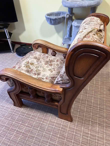 Photo of free Oak Arm chairs - ideal project (Chippenham CB7) #2