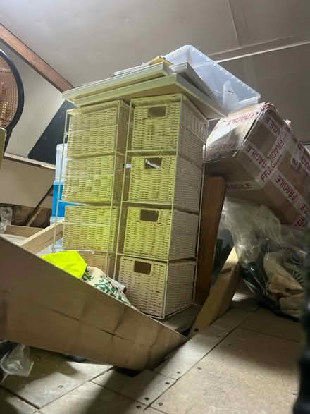 Photo of free 2 x White Rattan Storage Drawers (Catford SE6) #1