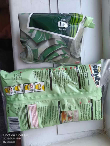 Photo of free Solvite wallcovering adhesive (Wythenshawe M22) #2