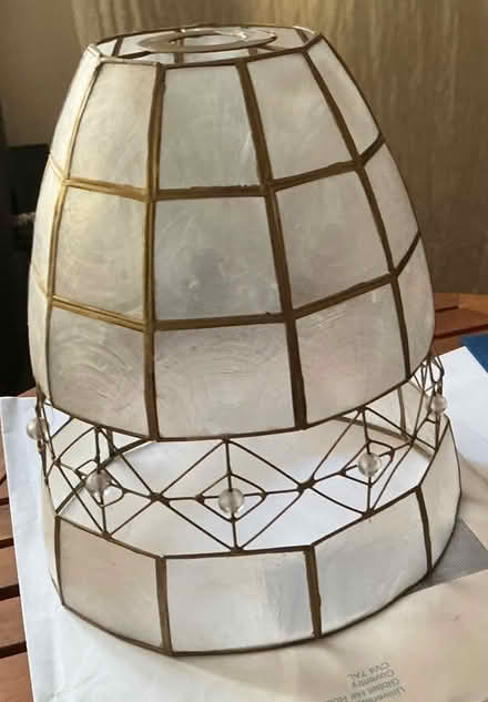 Photo of free Shell Lampshade (Blewbury OX11) #1