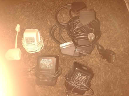 Photo of free Assorted adapters, cables, scarts, shaver adapter, etc etc (Corby NN18) #1