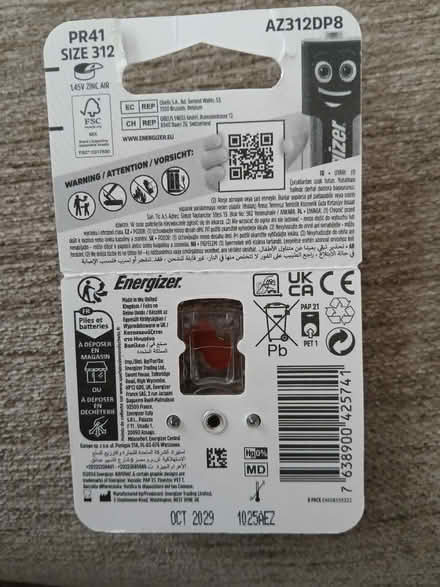 Photo of free Unused energizer batteries (Southdown BA2) #1
