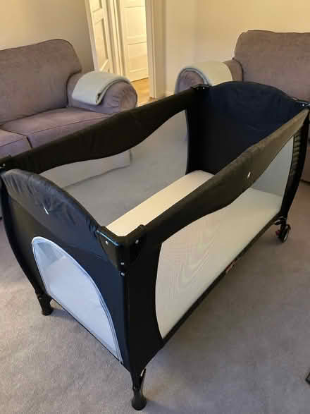 Photo of free Travel cot, collapsible (Mottingham SE9) #1