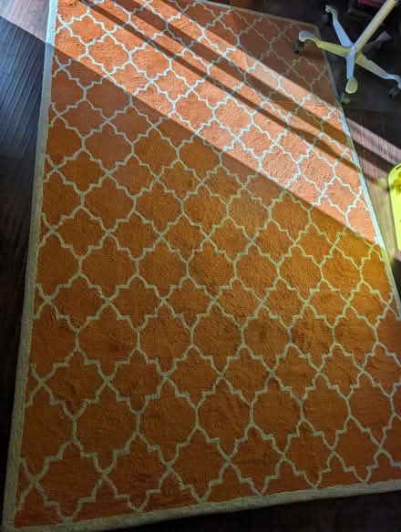 Photo of free Orange area rug (Folsom) #1