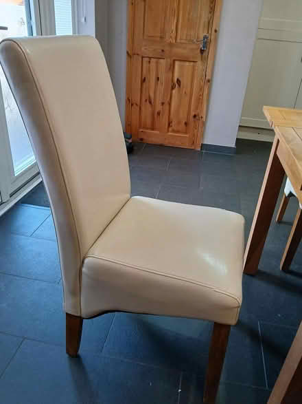 Photo of free Wooden expanding table & 4 chairs (Caterham CR3) #1