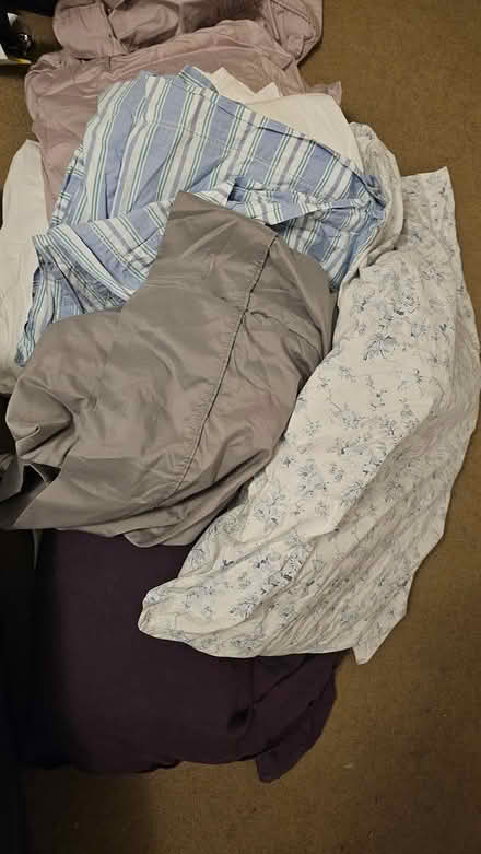 Photo of free 2 sets of sheets, 2 duvet covers (SW6) #1