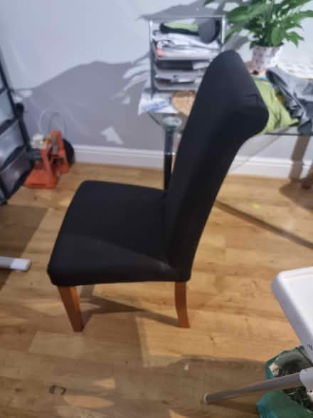 Photo of free black upolstered chairs (WD24 Watford) #2