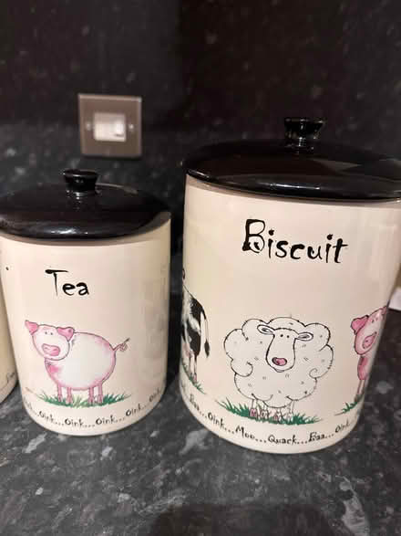 Photo of free Tea, coffee, sugar, biscuit jars (Penrith CA11) #3