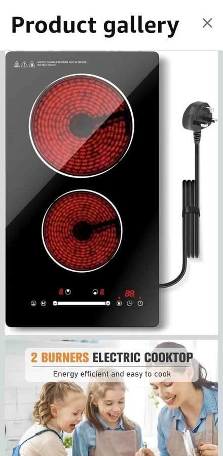 Photo of Portable Electric Hob (Horsham Town area) #1