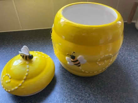 Photo of free Bee biscuit barrel (Purley) #2