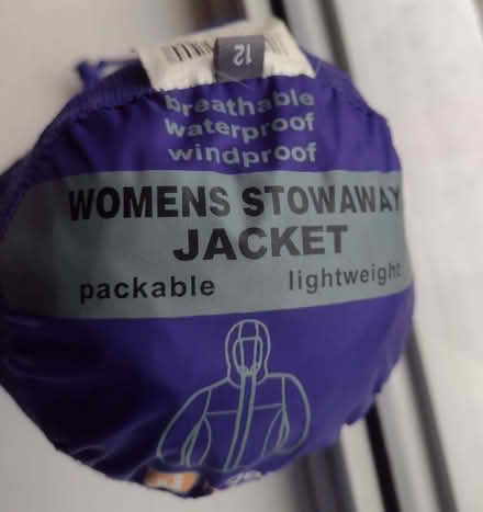 Photo of free Womens Pack-a-mac Jacket-Size 12 (Highfields ST17) #1