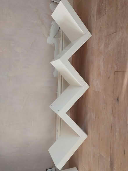 Photo of free IKEA LACK zig-zag wall shelf - missing wall rail (New Malden KT3) #3