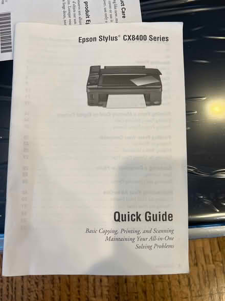 Photo of free Epson All in One CX8400 Bran New (Broomall 19008) #2