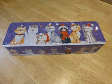 Photo of free Christmas biscuit tin (Goldsworth Park GU21) #1