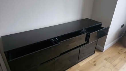 Photo of free Black gloss fronted Sideboard (Trimley st Mary, IP11) #4