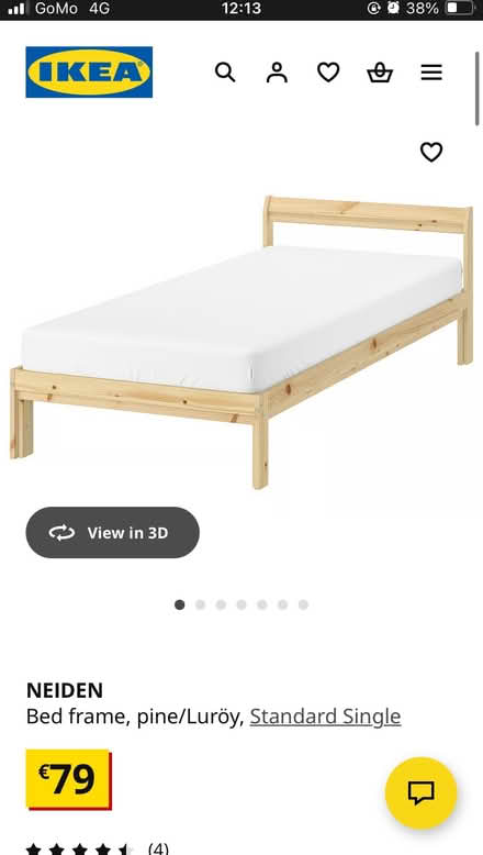 Photo of free IKEA NEIDEN bed frame (Rathmines) #1