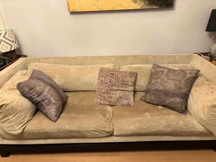 Photo of free Sofa and arm chair (Askew Road W12) #1