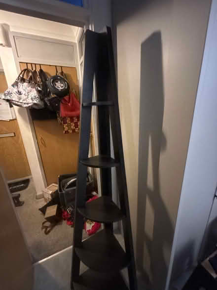 Photo of free Black corner bookshelf (Wimbledon SW19) #1