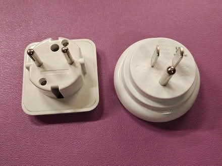 Photo of free 2 x Travel Adaptors (UK to EU/USA) (Salford, M3) #1